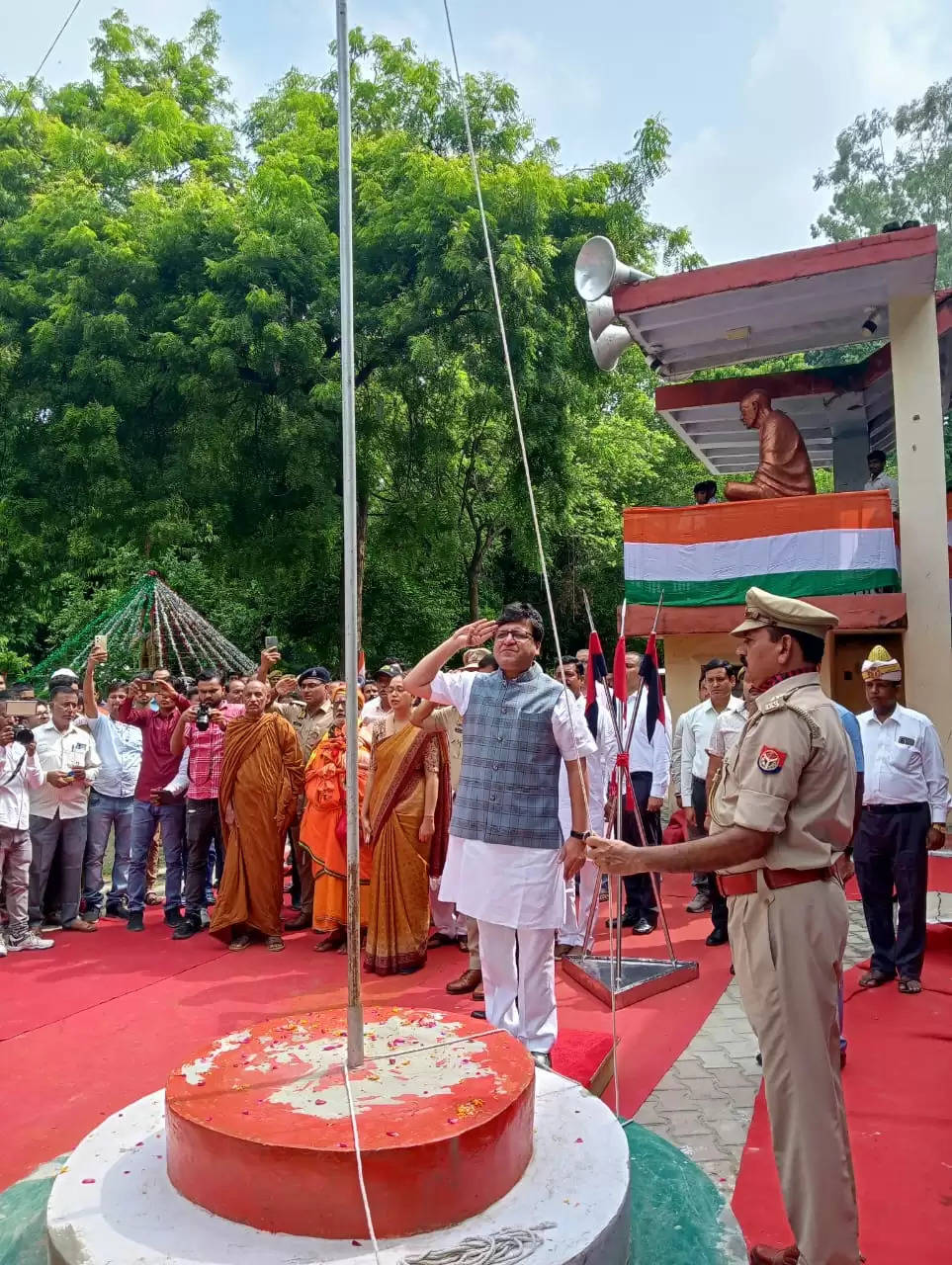 वीर सपूतों ने प्राणों की आहूति देकर दिलायी आजादी : नितिन अग्रवाल