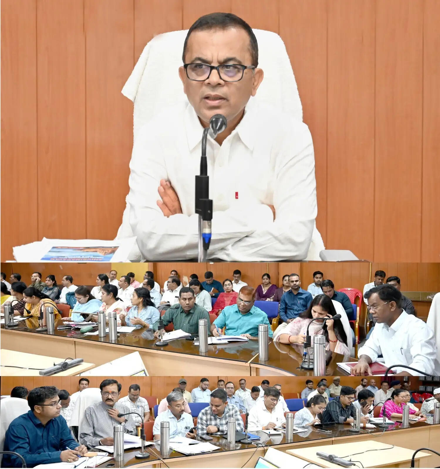जांजगीर-चांपा कलेक्टर ने साप्ताहिक समीक्षा बैठक में दिए सख्त निर्देश, योजनाओं के प्रभावी क्रियान्वयन पर जोर