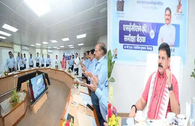केंद्रीय कोयला एवं खान राज्य मंत्री ने एसईसीएल के कार्य संचालन की समीक्षा की