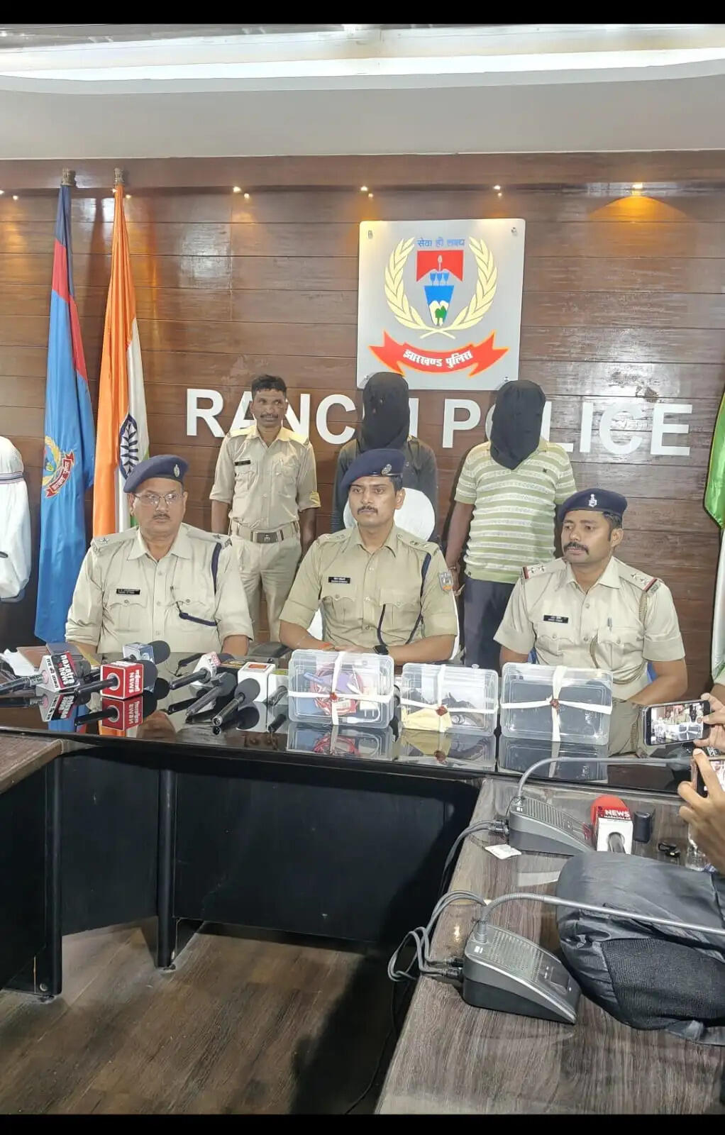 टीपीसी के दो उग्रवादी रांची से गिरफ्तार