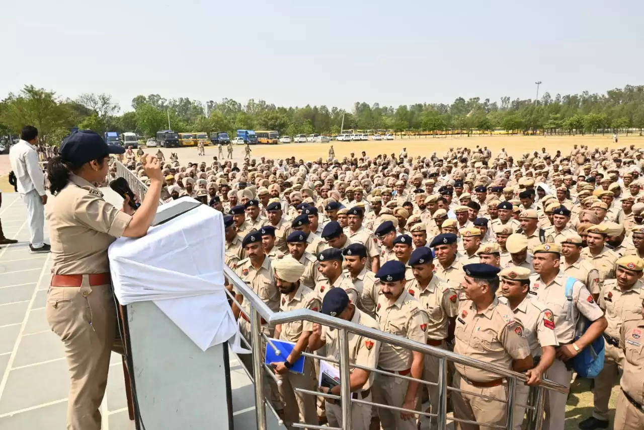 कैथल: स्वतंत्र, निष्पक्ष व शांतिपूर्ण ढंग से लोकसभा चुनाव सम्पन्न करने का एसपी ने पढ़ाया पाठ