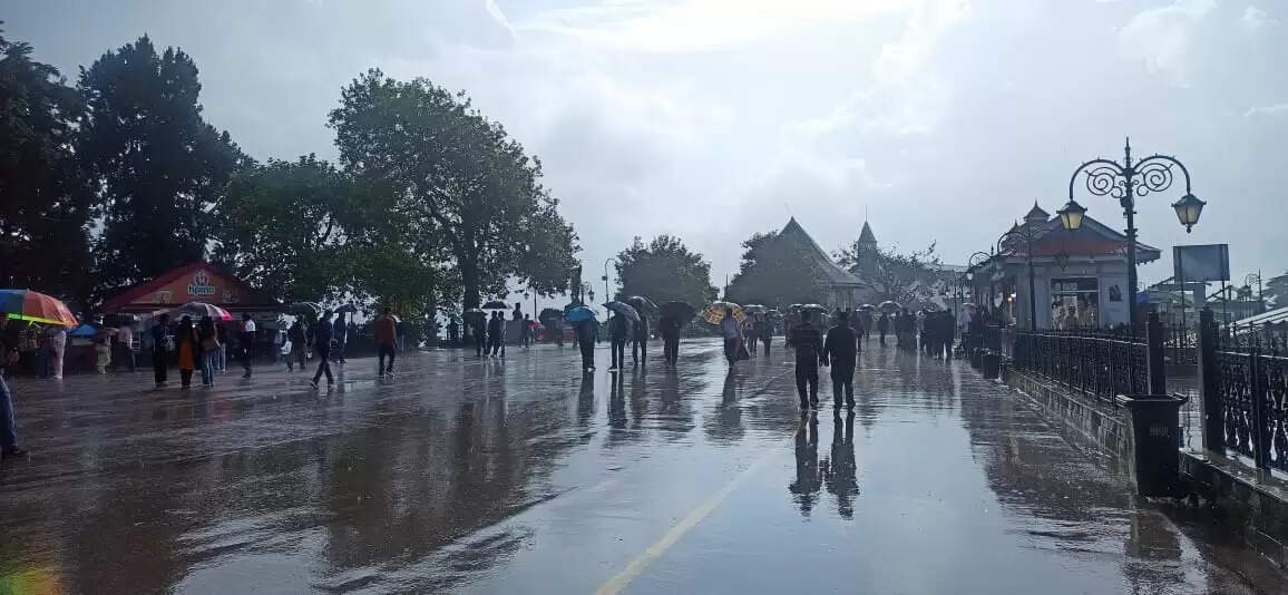 हिमाचल में पहाड़ों पर बर्फबारी, शिमला सहित कई जगह वर्षा-ओलावृष्टि