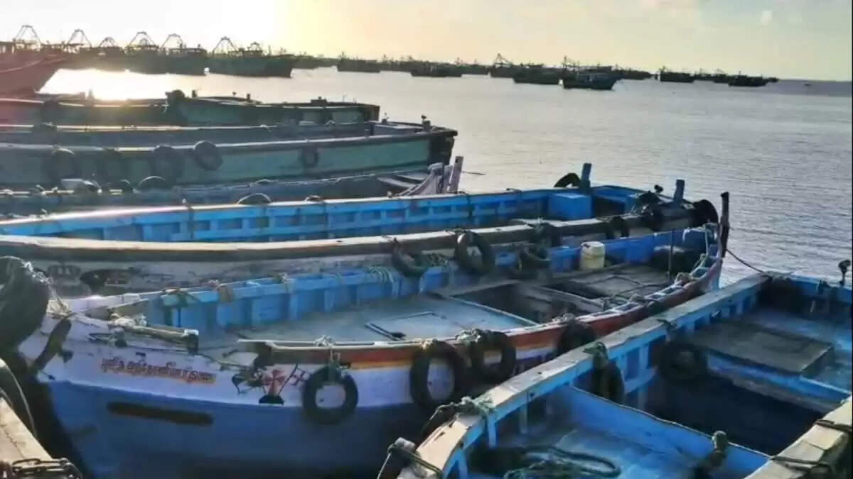 श्रीलंका से मछुआरों की रिहाई और नौकाओं की वापसी की मांग को लेकर रामेश्वरम के मछुआरों की अनिश्चितकालीन हड़ताल