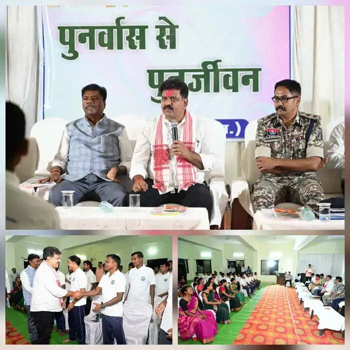 पुनर्वासित युवाओं से मिले उप मुख्यमंत्री और वन मंत्री, विकास में सहभागी बनने किया आह्वान, सुनी समस्याएं