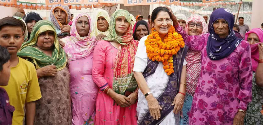 सोनीपत: जनता ईमानदार भाजपा का चयन करें: कृष्णा गहलावत