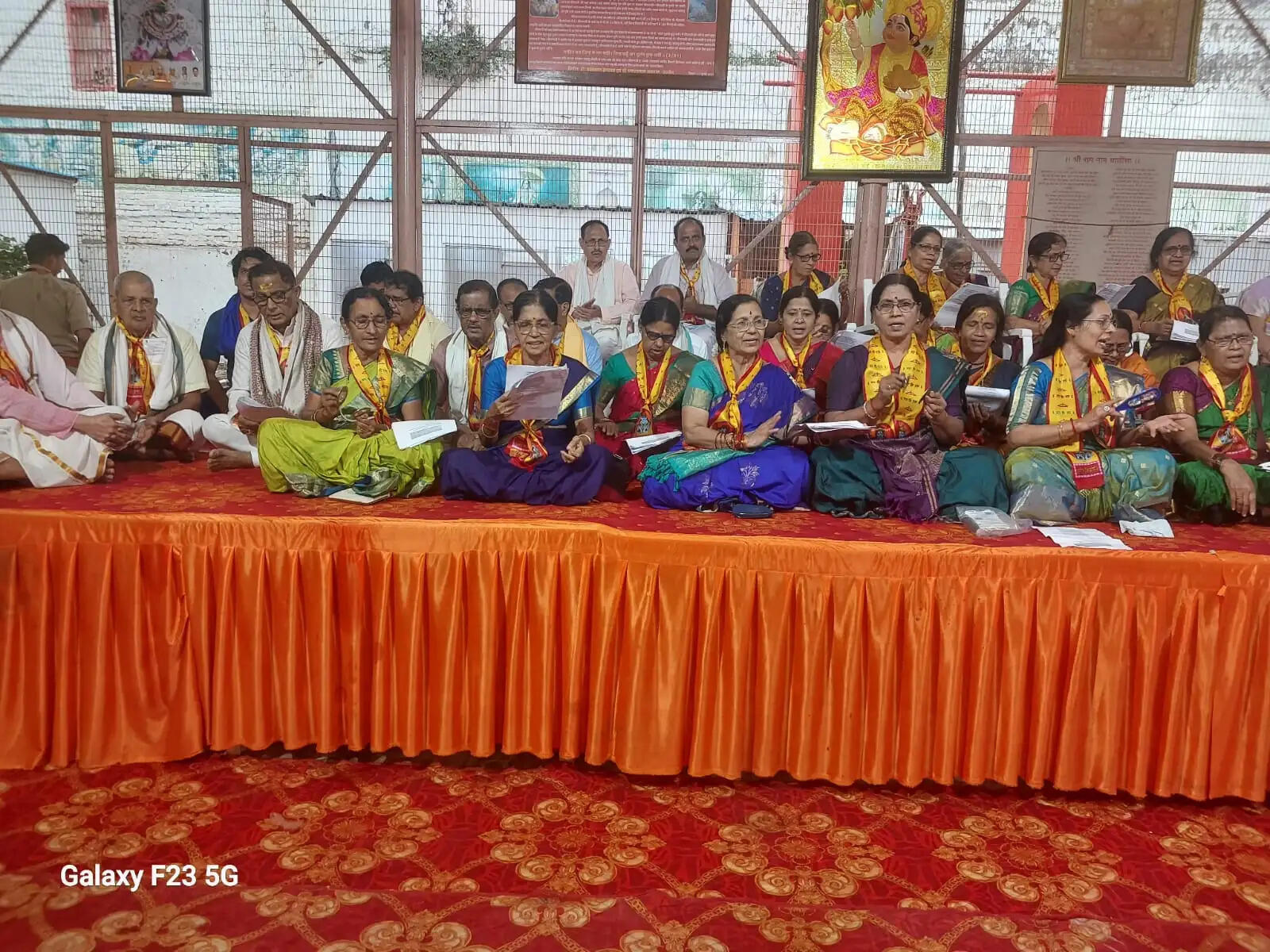 श्री रामजन्मभूमि में उडुपी से आई मातृशक्तियों ने श्री राम के गाये भजन