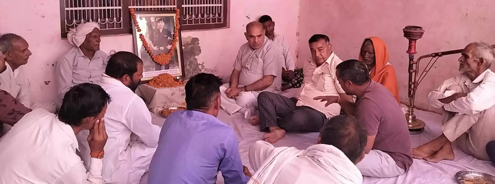 दिनेश शर्मा की शहादत पर पलवल में शोक, लांस नायक को नमन:कार्तिकेय शर्मा