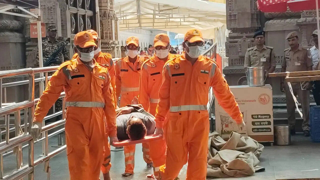 श्री काशी विश्वनाथ धाम में मॉक ड्रिल के जरिए परखी गई सुरक्षा व्यवस्था
