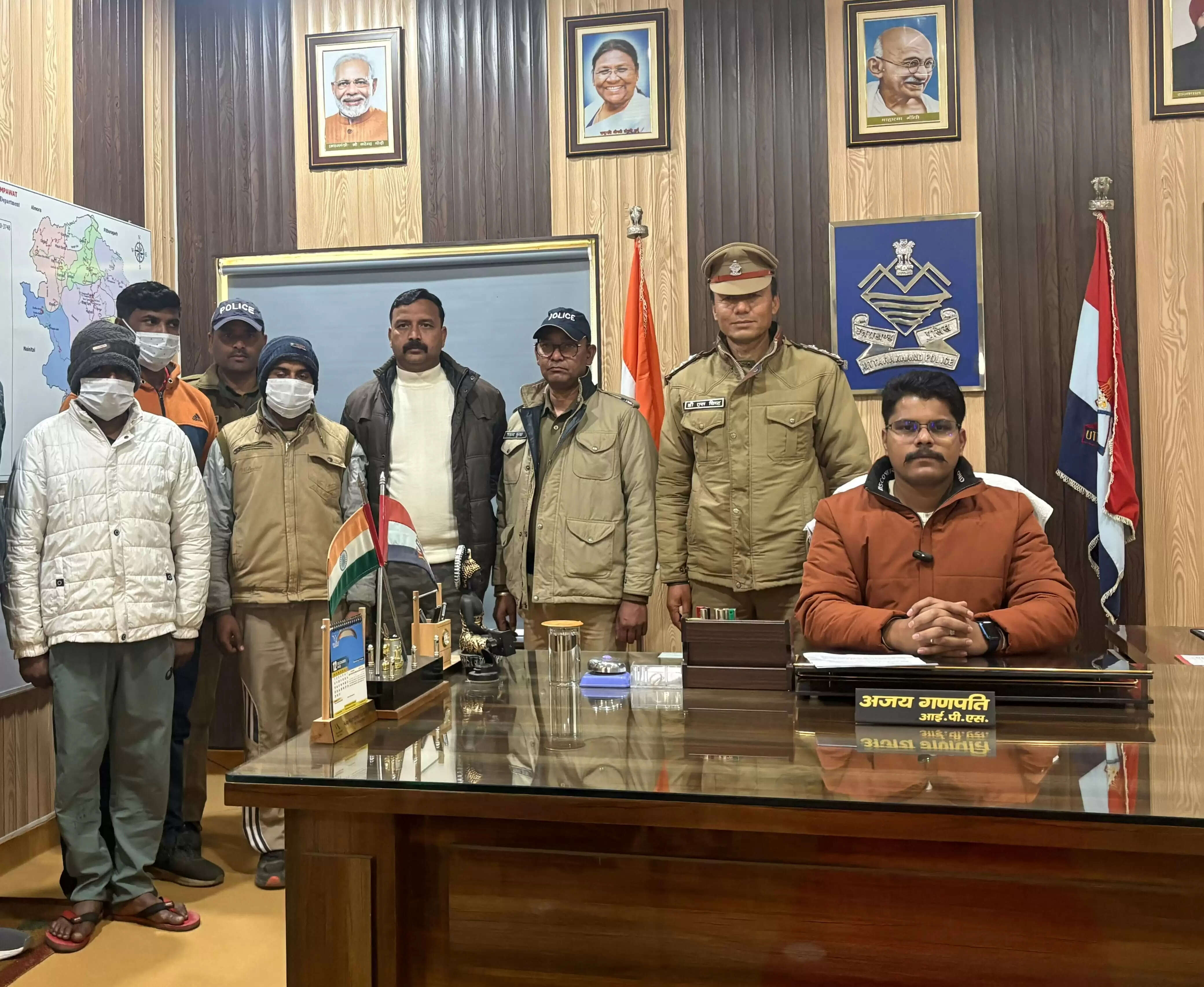 पुलिस की सटीक कार्रवाई से केबिल चोरी गिरोह बेनकाब