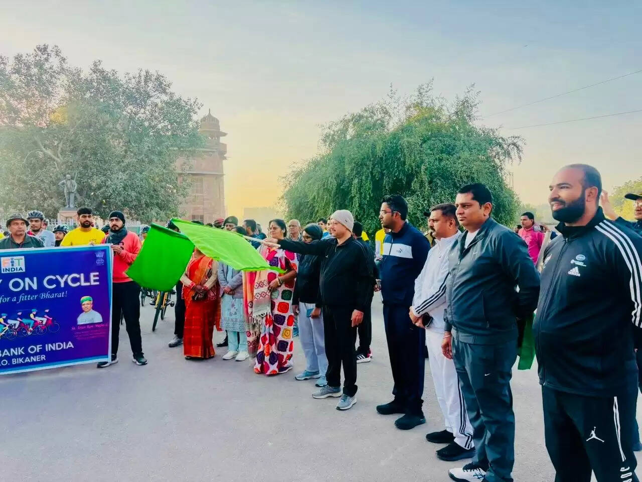 'रन फॉर विकसित राजस्थान': खेलों के विकास, आरोग्यता और विकसित राजस्थान का संदेश देने लगाई दौड़