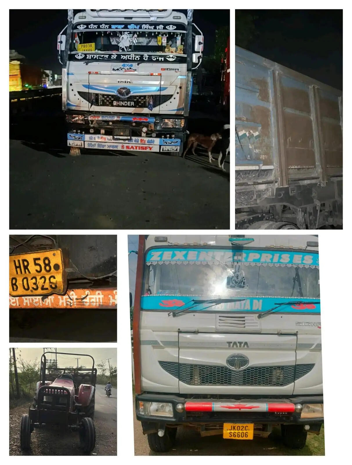 अवैध खनन पर पुलिस की कार्रवाई, चार वाहन जब्त