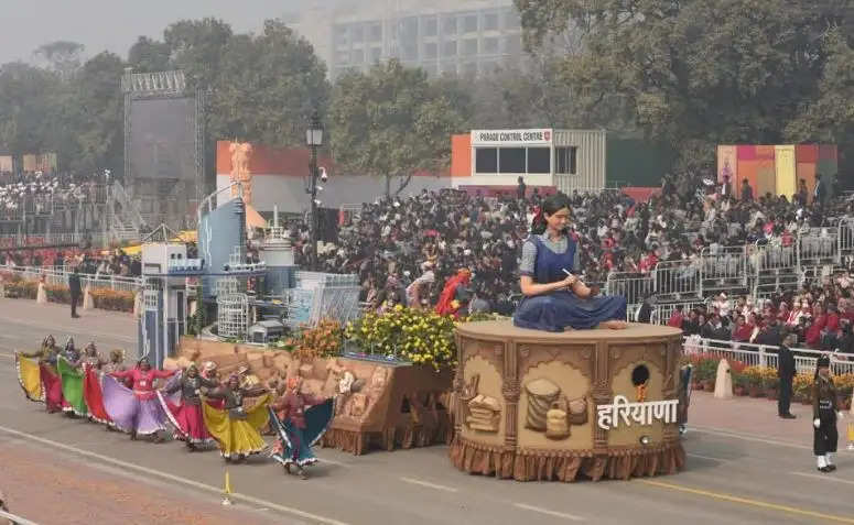 दिल्ली के कर्तव्य पथ पर समृद्ध और विकसित हरियाणा की दिखी नई पहचान