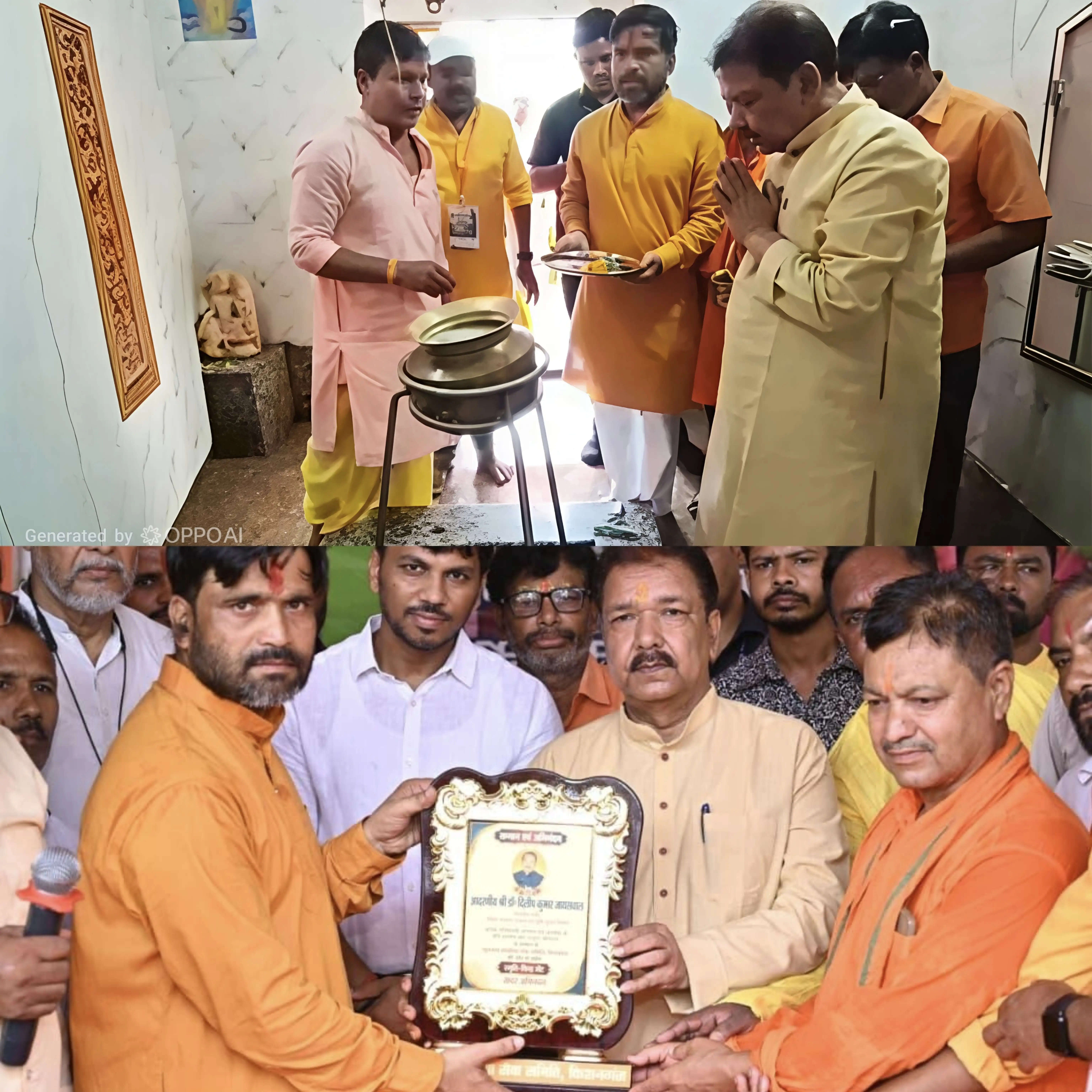 भूतनाथ धाम में मंत्री डॉ. दिलीप जायसवाल ने किया जलाभिषेक, श्रावणी मेले का शुभारंभ