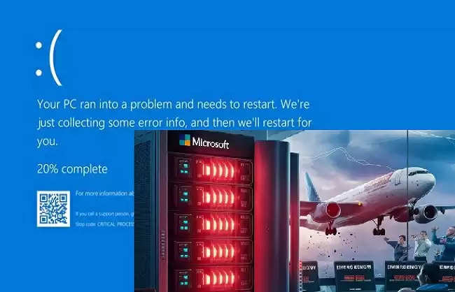 (लीड) माइक्रोसॉफ्ट का सर्वर डाउन, दुनिया भर में बैंकिंग, विमान और कंप्‍यूटर सर्विस बाधित