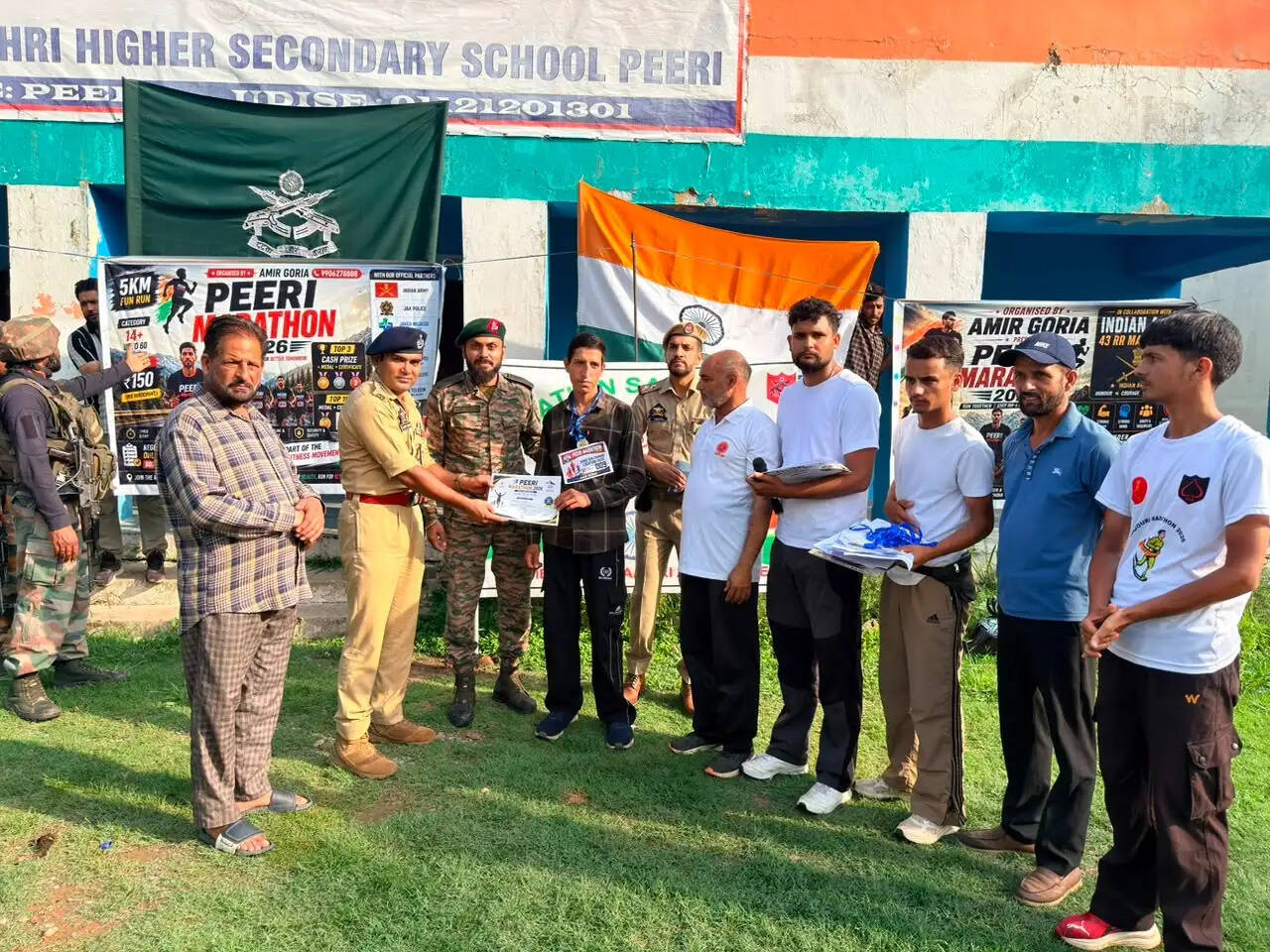 नशा मुक्ति के संदेश के साथ मैराथन, 125 युवाओं व स्थानीय लोगों ने लिया भाग