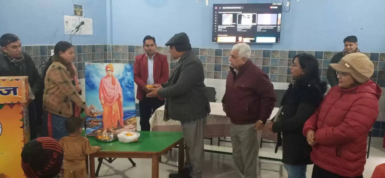 यमुनानगर: राष्ट्रीय युवा दिवस पर बच्चों को स्वामी विवेकानंद के विचारों से जोड़ा