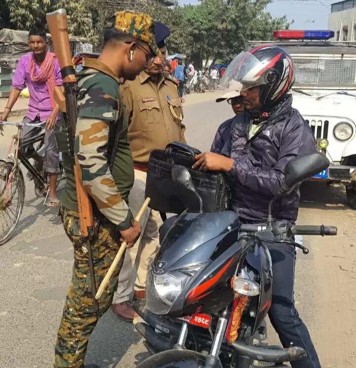 नेपाल में चुनाव को लेकर रक्सौल बॉर्डर पर पुलिस ने बढायी सख्ती