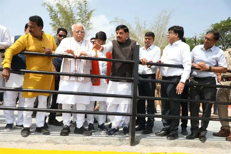 मनोहर लाल ने उज्जैन में किया सिंहस्थ 2028 के निर्माण कार्यों का निरीक्षण