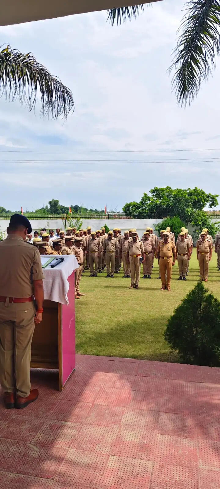 पुलिस कार्यालय में मनाया गया विभाजन विभीषिका स्मृति दिवस