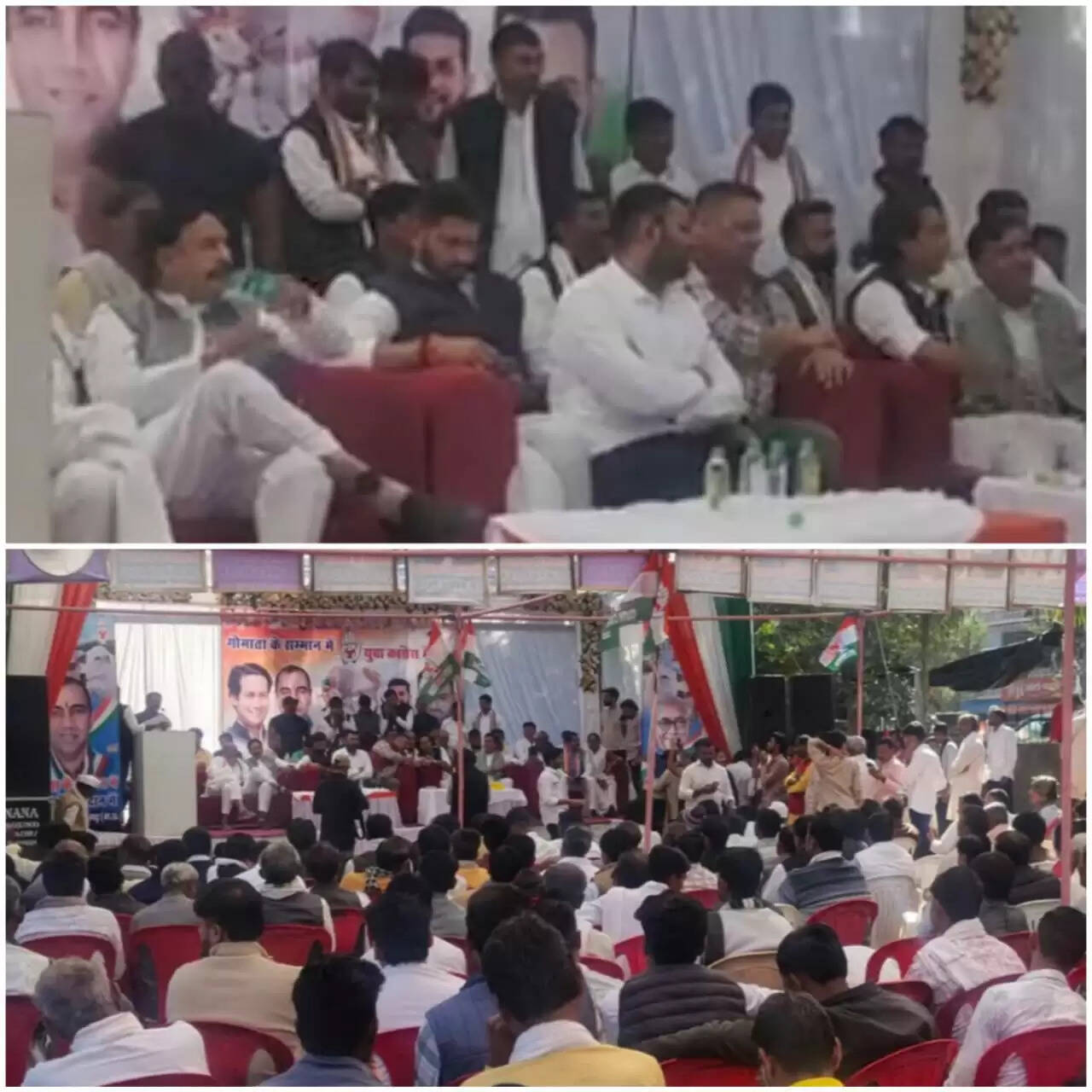 राजगढ़ः गोवंश को लेकर कांग्रेस का प्रदर्शन, कलेक्टर कार्यालय पहुंचकर सौंपा ज्ञापन