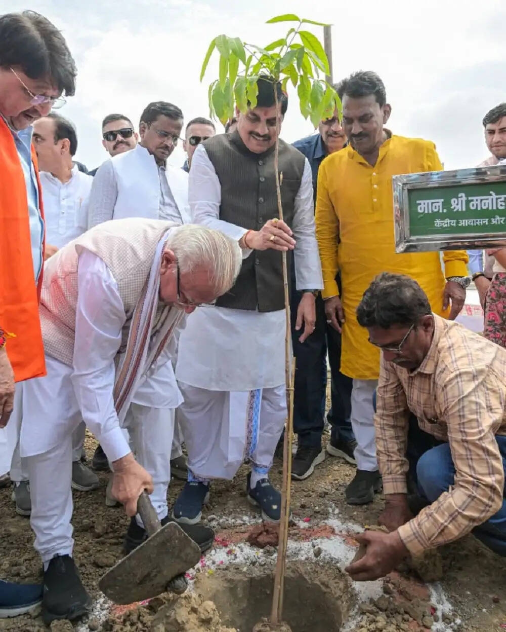 मनोहर लाल ने उज्जैन में किया सिंहस्थ 2028 के निर्माण कार्यों का निरीक्षण