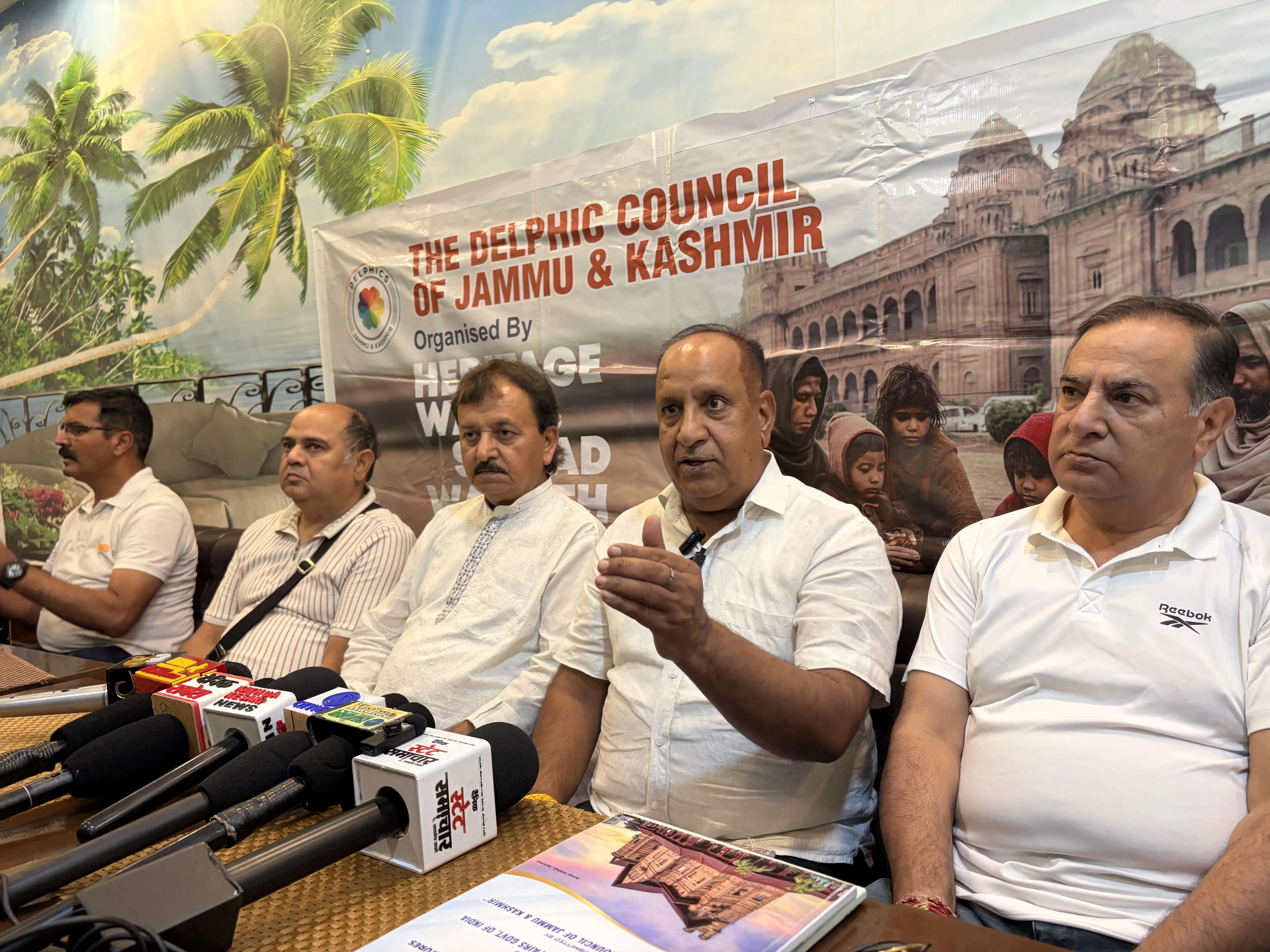 कठुआ में डेल्फिक काउंसिल की प्रेस कॉन्फ्रेंस, ‘स्वर संगम’ के तहत बच्चों को मिलेगा हुनर दिखाने का मंच