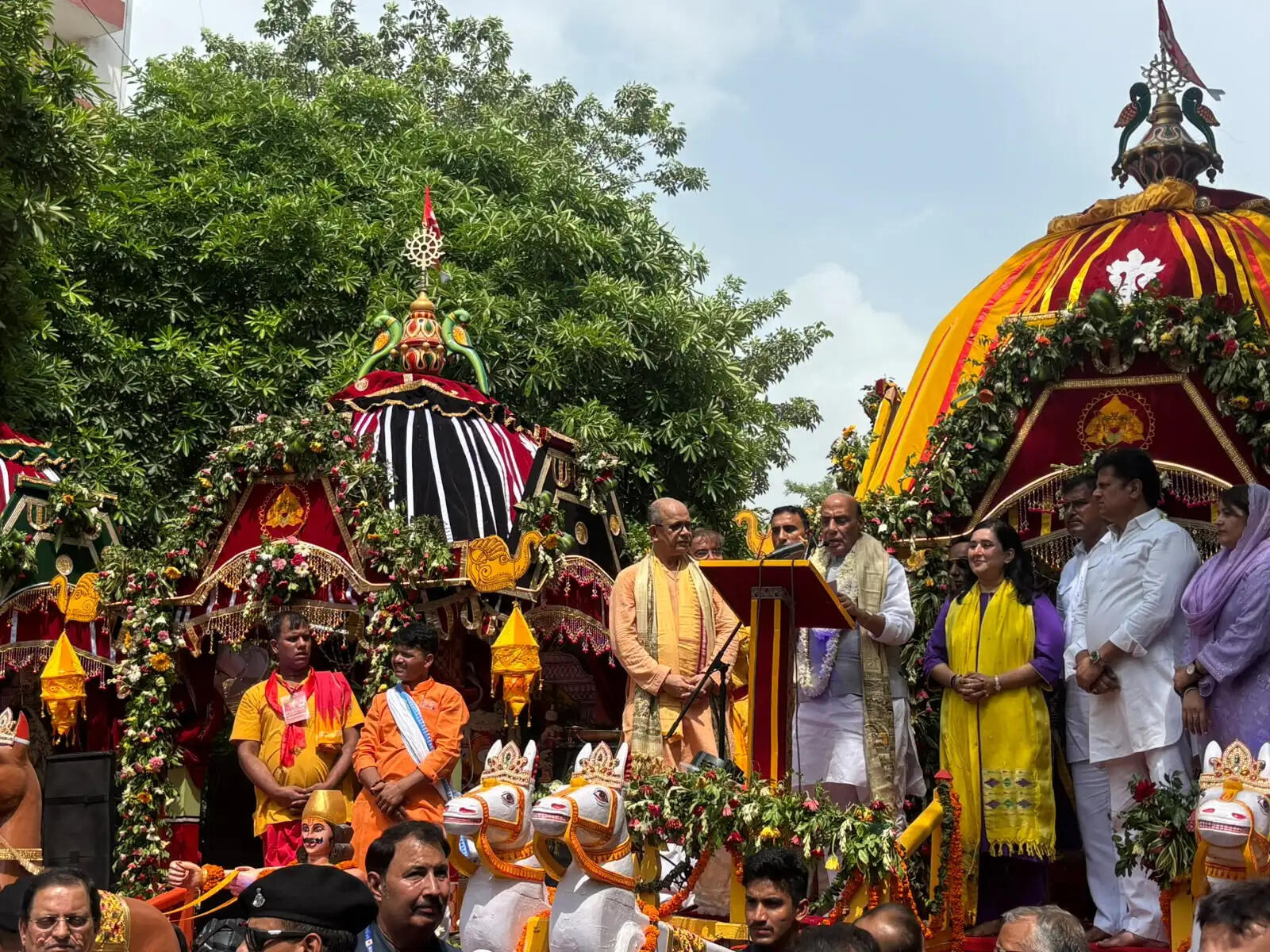 जगन्नाथ रथयात्रा सनातन सांस्कृतिक परंपरा, सामाजिक समरसता का प्रतीकः राजनाथ