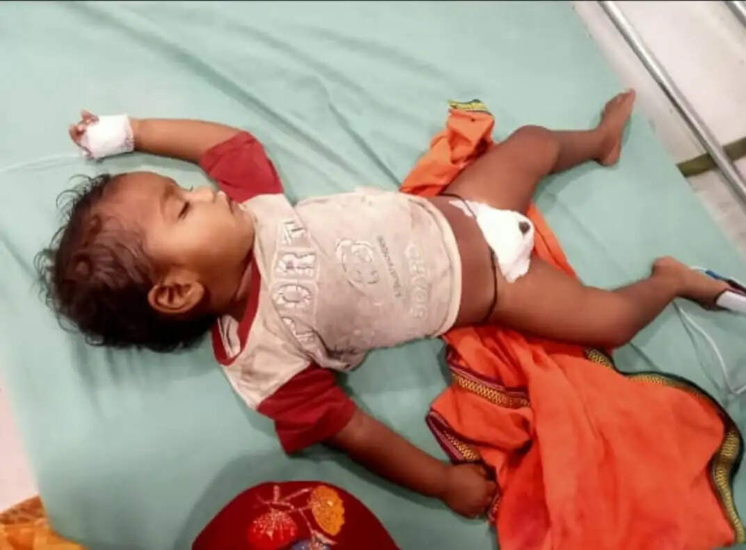 डेढ़ साल के अबोध का काटा गुप्तांग, परिजनों में आक्रोश ,पुलिस मामले की जांच में जुटी