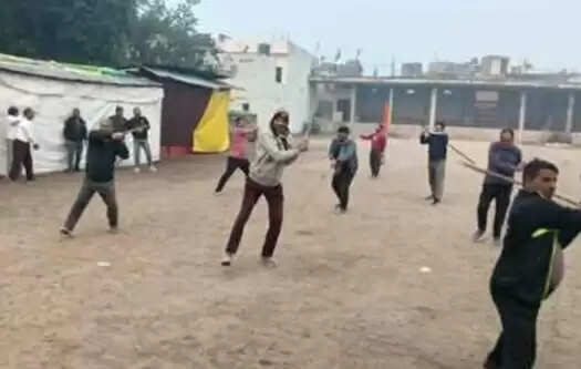 प्रहार महायज्ञ : संघ की शाखाओं में स्वयंसेवकों ने लगाया दण्ड प्रहार