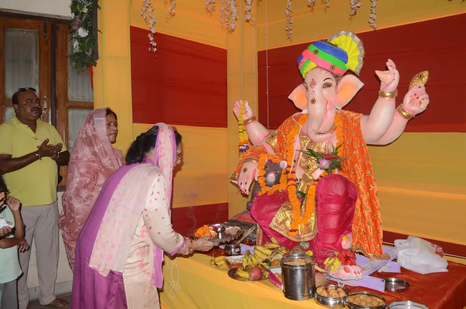 बांदा में 104वें श्री गणेश महोत्सव का भव्य शुभारंभ