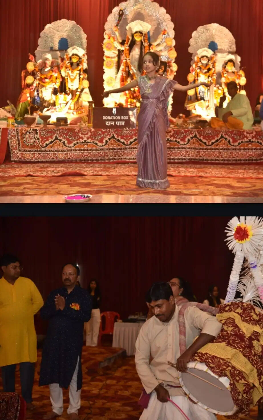 जलवायु टावर्स में दुर्गा पूजा महोत्सव का समापन, सिंदूर खेला के साथ मां दुर्गा को दी विदाई
