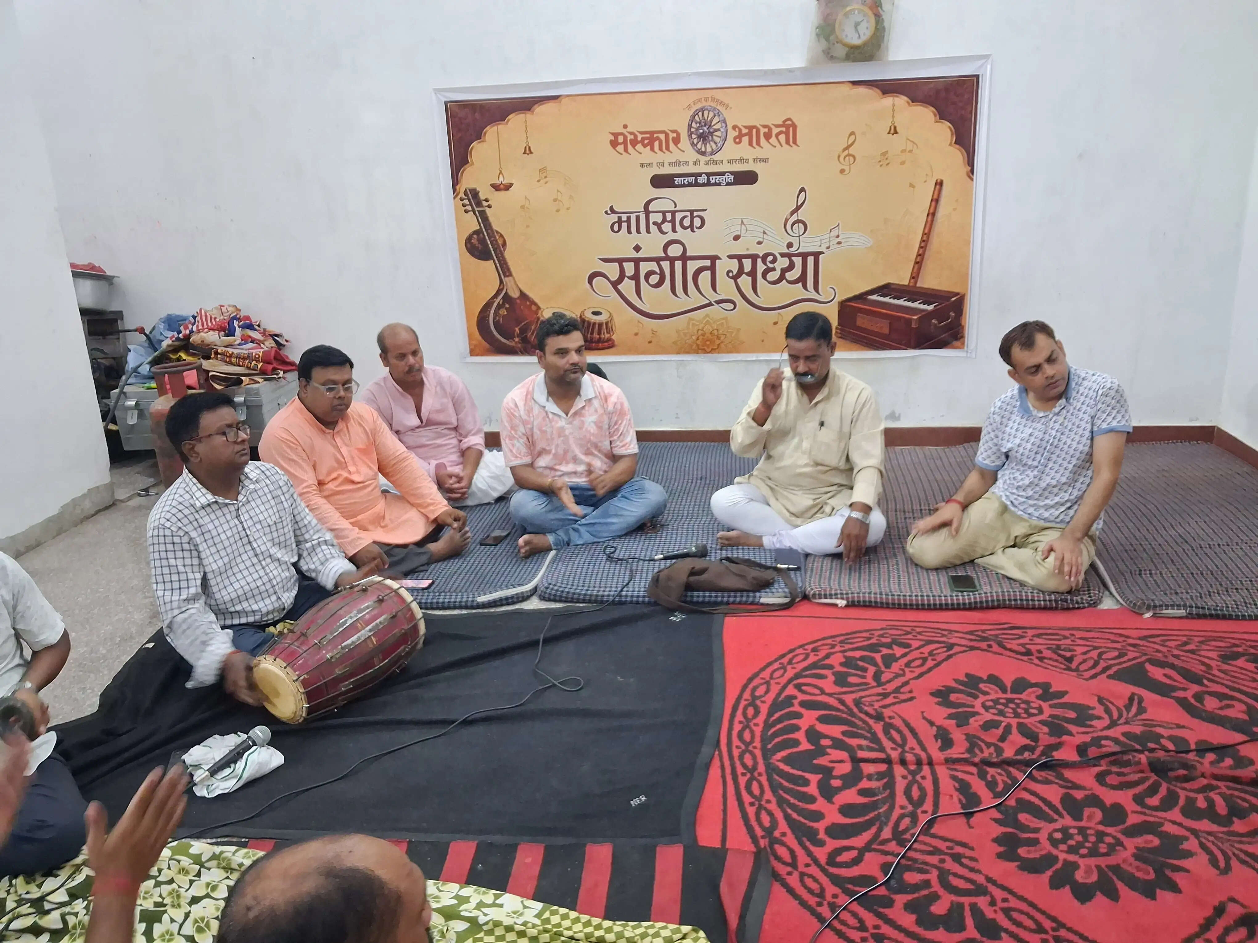 संस्कार भारती सारण ने मासिक संगीत संध्या का किया आयोजन