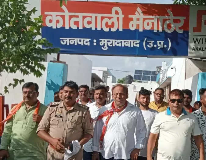 संभल के हरिहर मंदिर में व्यवस्था देखने जा रहे शिवसैनिकों को पुलिस ने रोका