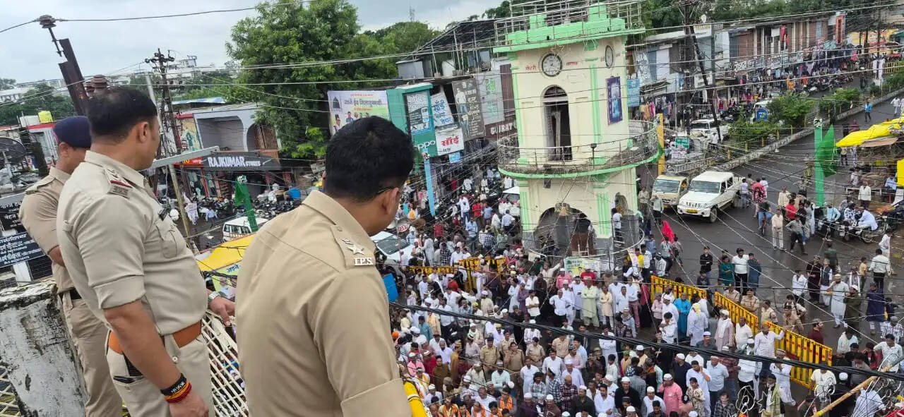 दमोहः ईद मिलादुन्नबी पर निकला जुलूस, धार्मिक उत्साह