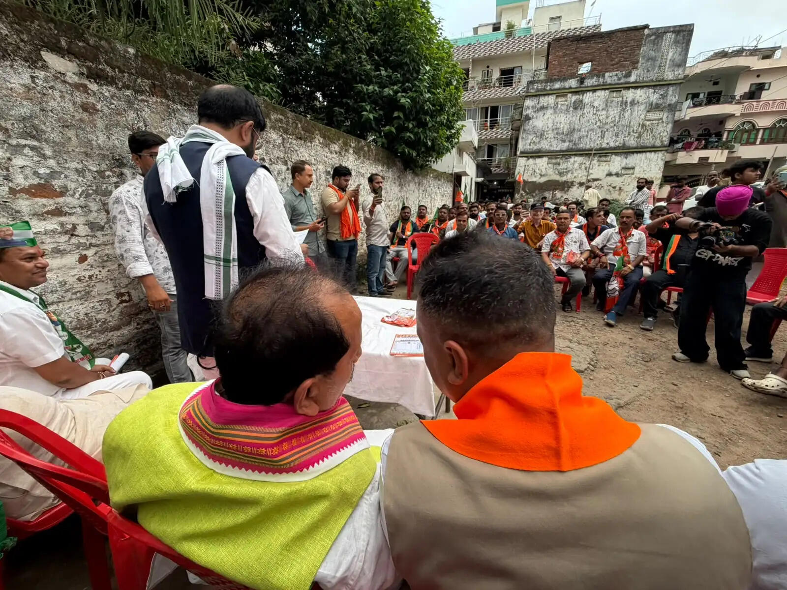 बांकीपुर उपचुनावः मंत्री विजय कुमार सिन्हा ने राजग उम्मीदवार के समर्थन में की सभा