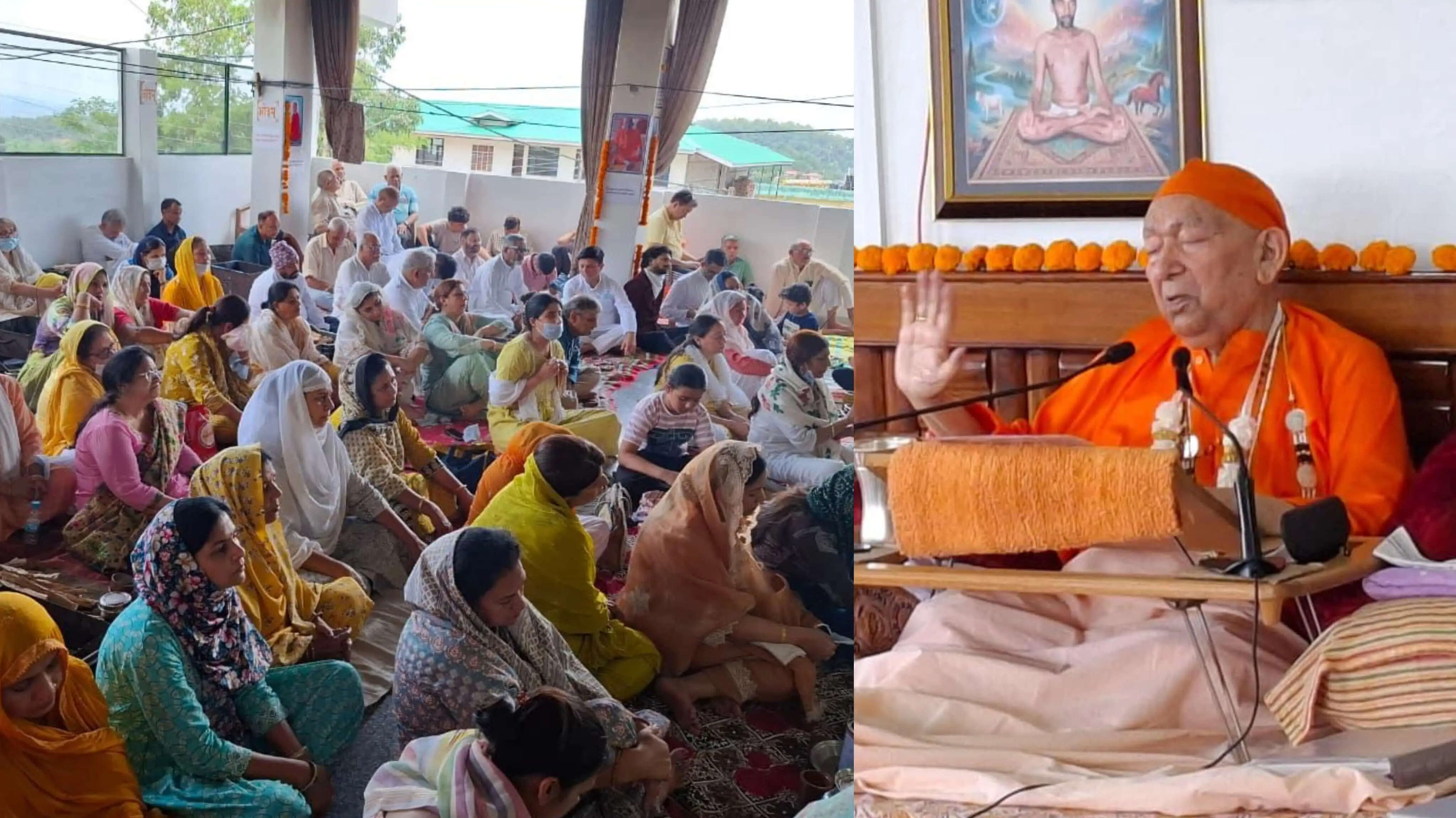 वेद मंदिर योल में यज्ञानुष्ठान के 63वें दिन गूंजा वेद ज्ञान, सनातन सत्य पर दिया विशेष उपदेश