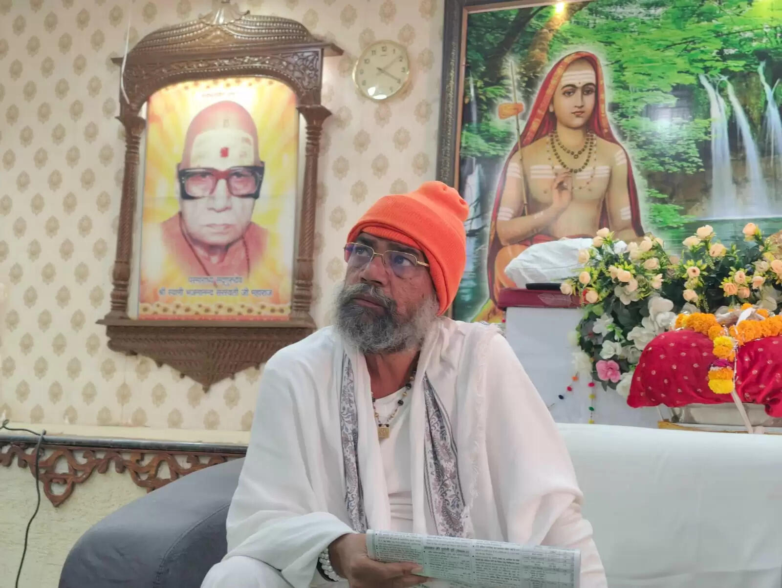 अनूपपुर: नर्मदा परिक्रमा : 111 नर्मदा भक्तों संग संत गोपाल चैतन्य जी महाराज पहुंचे अमरकंटक