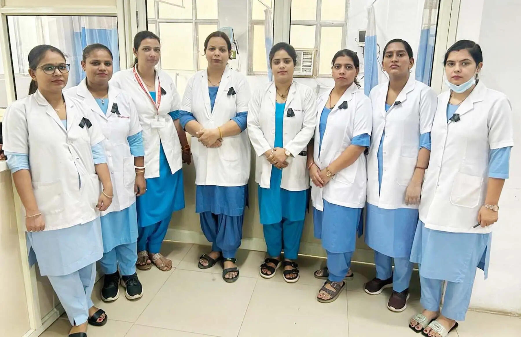गुरुग्राम: नर्सिंग ऑफिसर्स ने किया मॉडल ऑनलाइन ट्रांसफर पॉलिसी का विरोध
