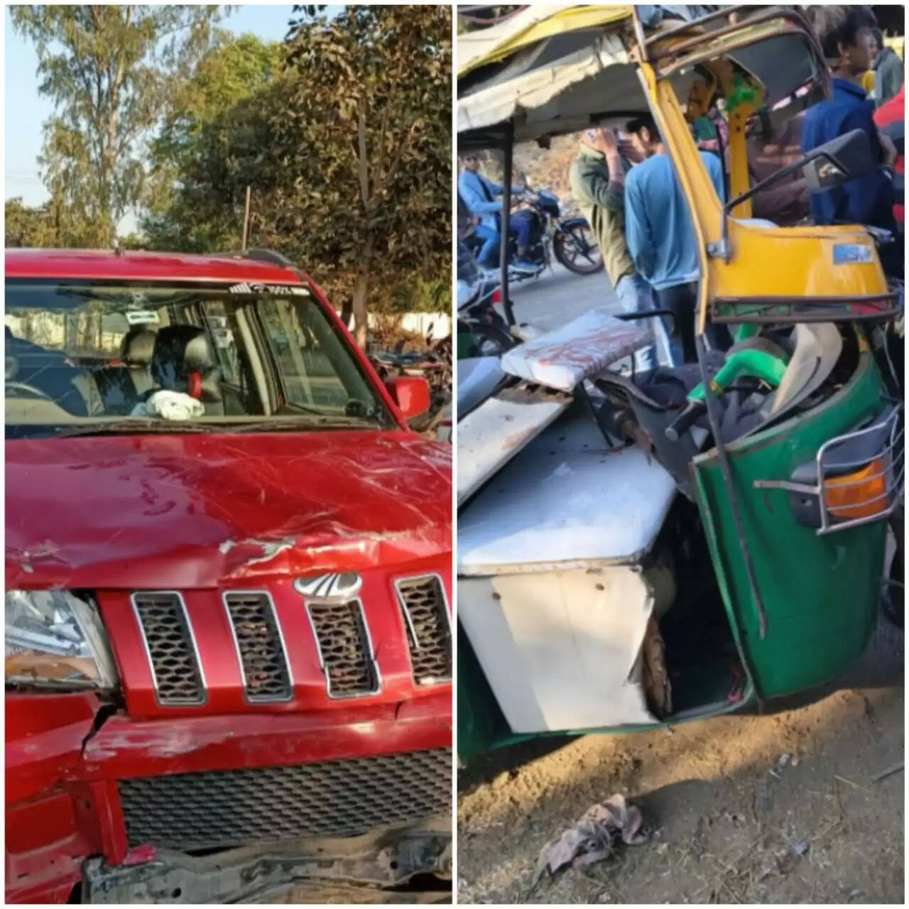 राजगढ़ः जीप-आटो की भिड़ंत में तीन महिलाएं सहित छह घायल,पांच की हालत गंभीर