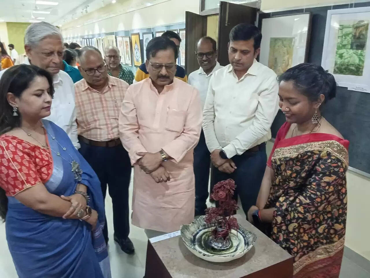 ‘‘वैश्विक बुद्ध एवं जातक कथायें‘‘ विषयक अन्तरराष्ट्रीय कला प्रदर्शनी का हुआ आयाेजन