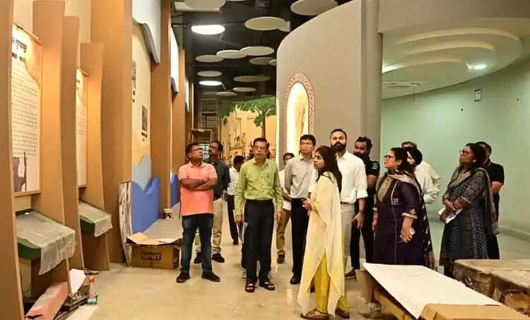 केन्द्रीय जनजातीय मंत्रालय के अधिकारियों ने की संग्रहालय की भव्यता और जीवंत प्रस्तुति की सराहना