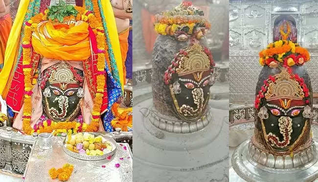 उज्जैन में गणेश चतुर्थी पर भगवान महाकाल का हुआ विशेष शृंगार