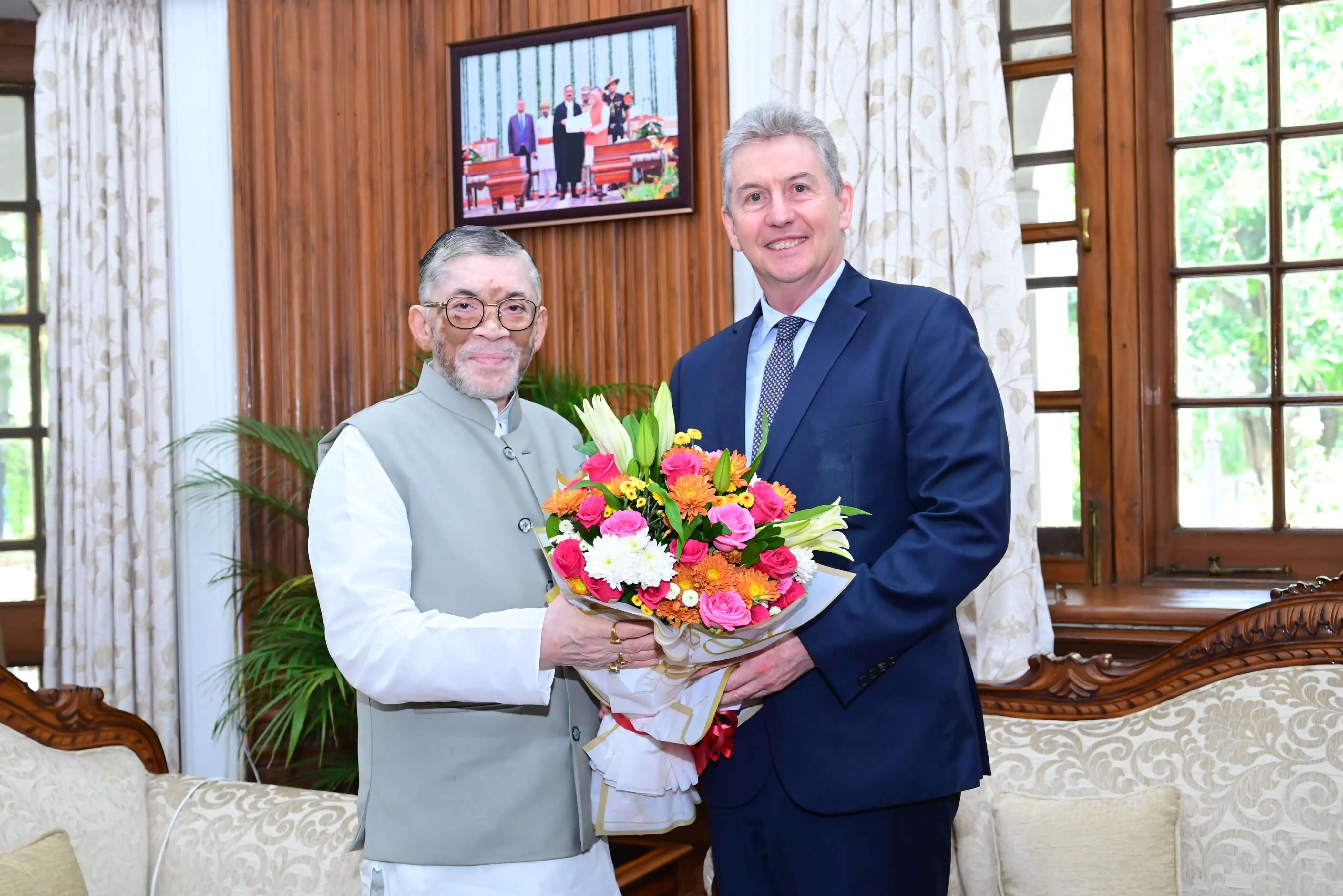 ऑस्ट्रेलिया के महावाणिज्यदूत से मिले राज्यपाल, झारखंड में शिक्षा और पर्यटन पर चर्चा
