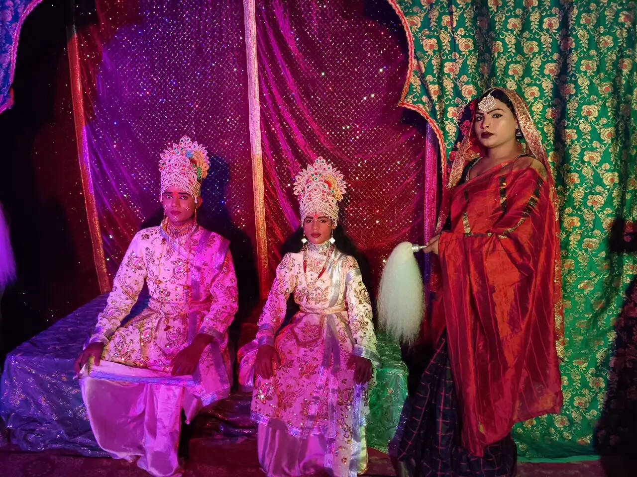 मठिया में राम वनगमन लीला का भावपूर्ण मंचन, पिता के वचन की मर्यादा निभाने वन गए प्रभु श्रीराम