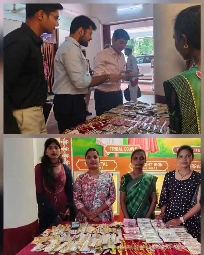 कलेक्टोरेट परिसर में सजी राखियों की प्रदर्शनी, कलेक्टर ने क्रय की हस्तनिर्मित राखियां