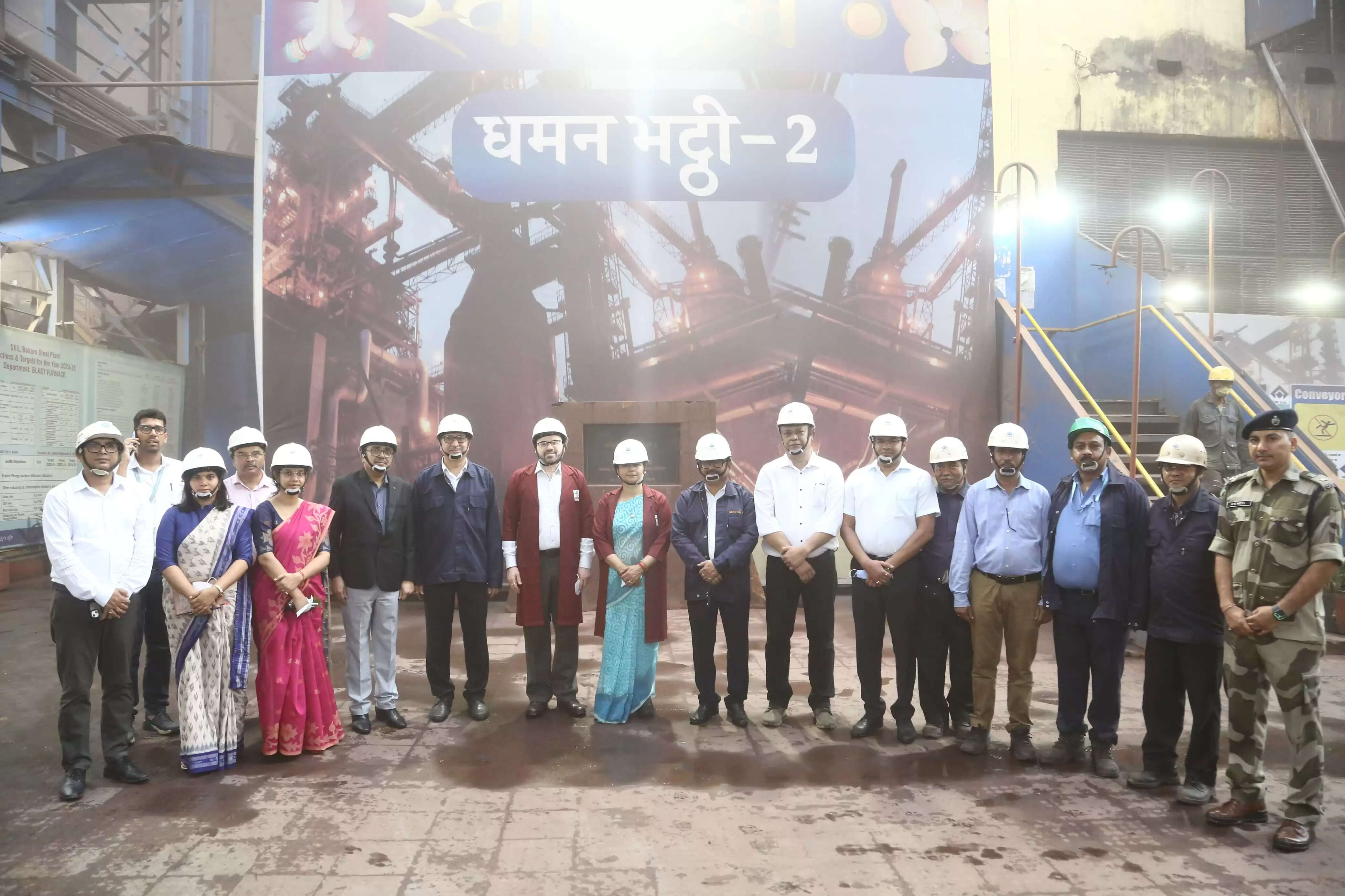 मुख्य सचिव ने किया बोकारो स्टील प्लांट का निरीक्षण