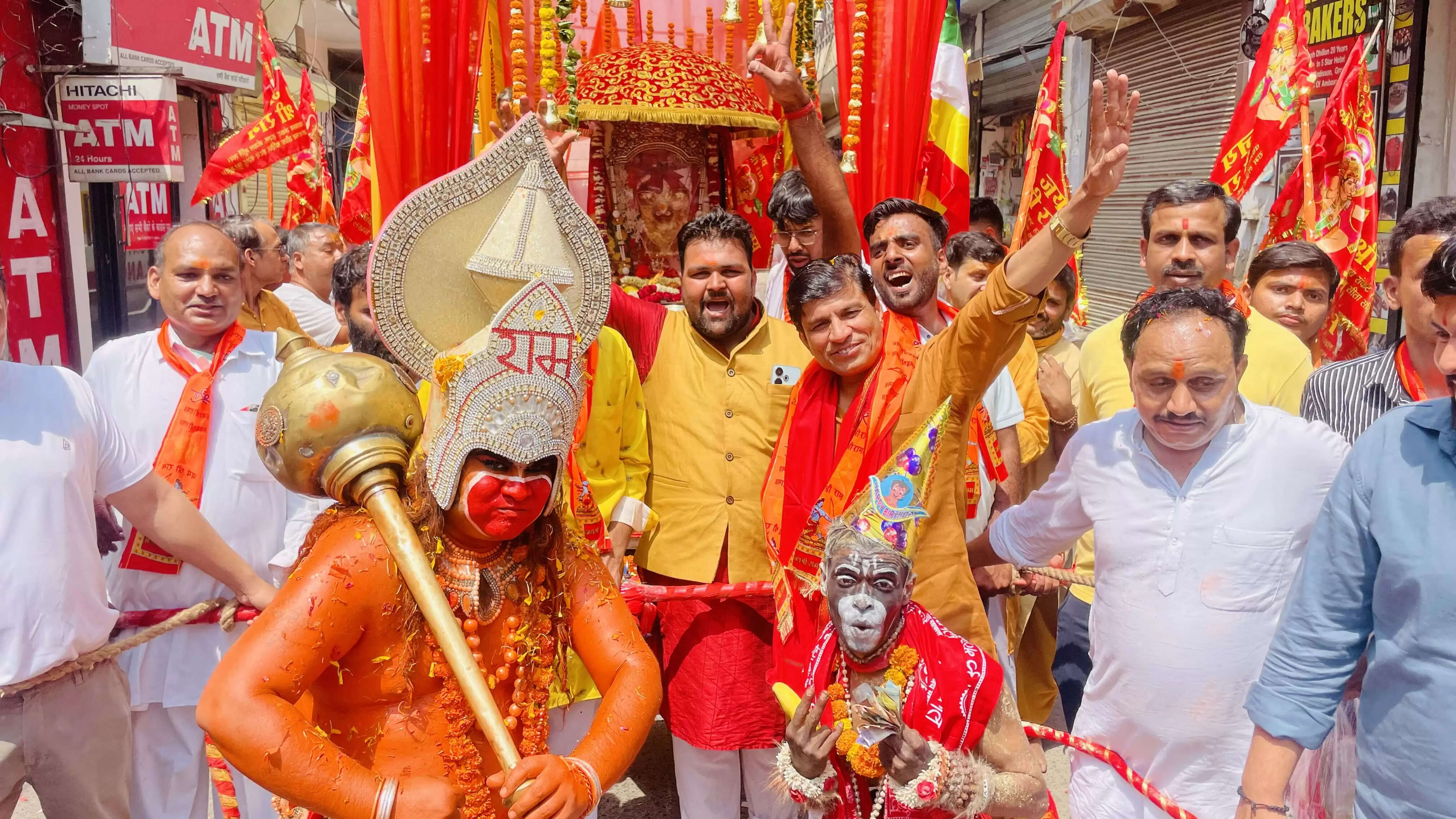 झज्जर : जिले भर में हर्षोल्लास के साथ मनाई गई हनुमान जयंती