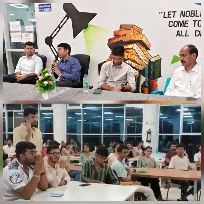 संवाद कार्यक्रम में कलेक्टर व प्रशासनिक अधिकारियों ने युवाओं को दिए सफलता के मंत्र