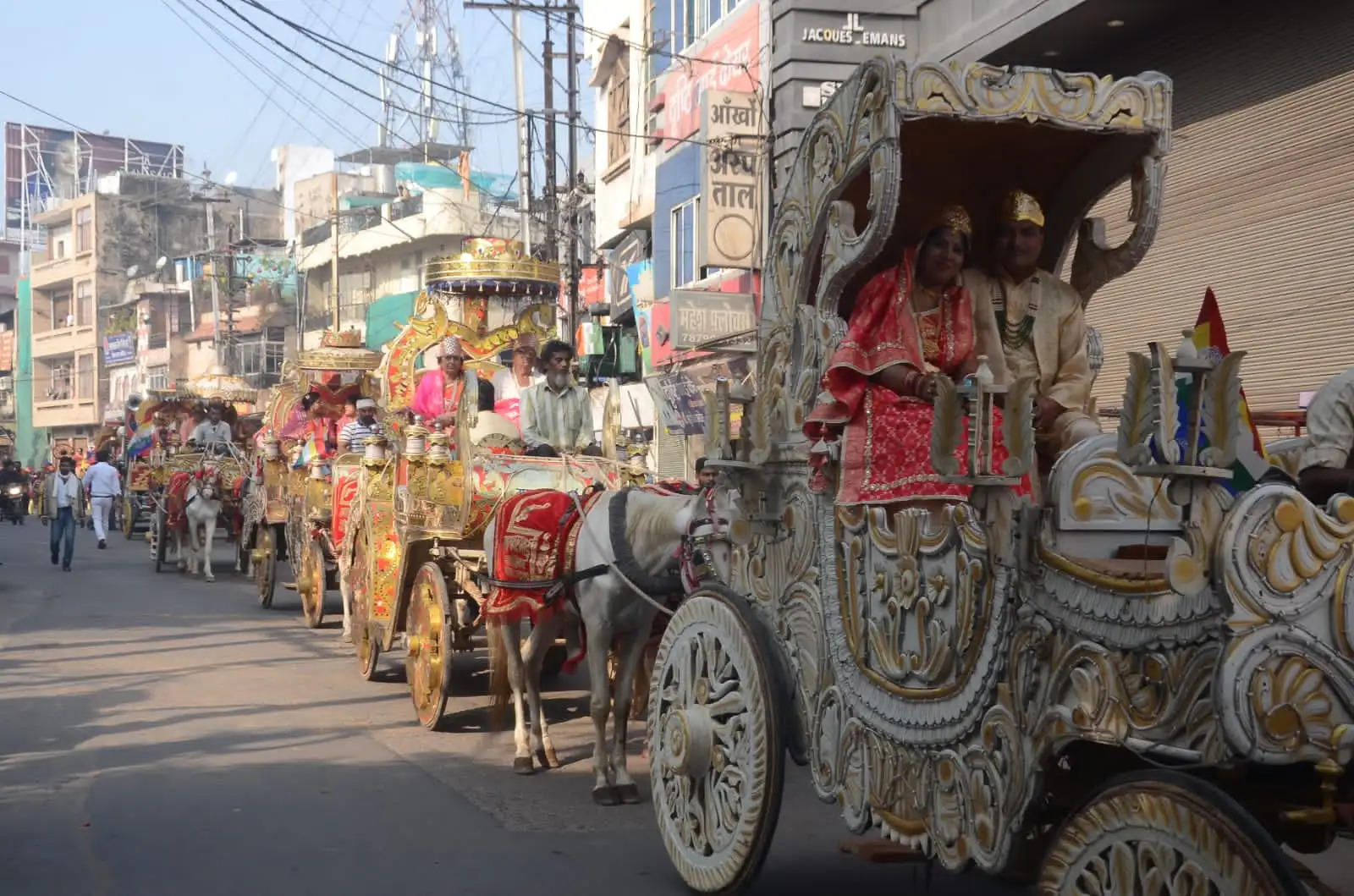 ग्वालियर: मंगल कलश शोभायात्रा के साथ पंचकल्याण महोत्सव शुरू