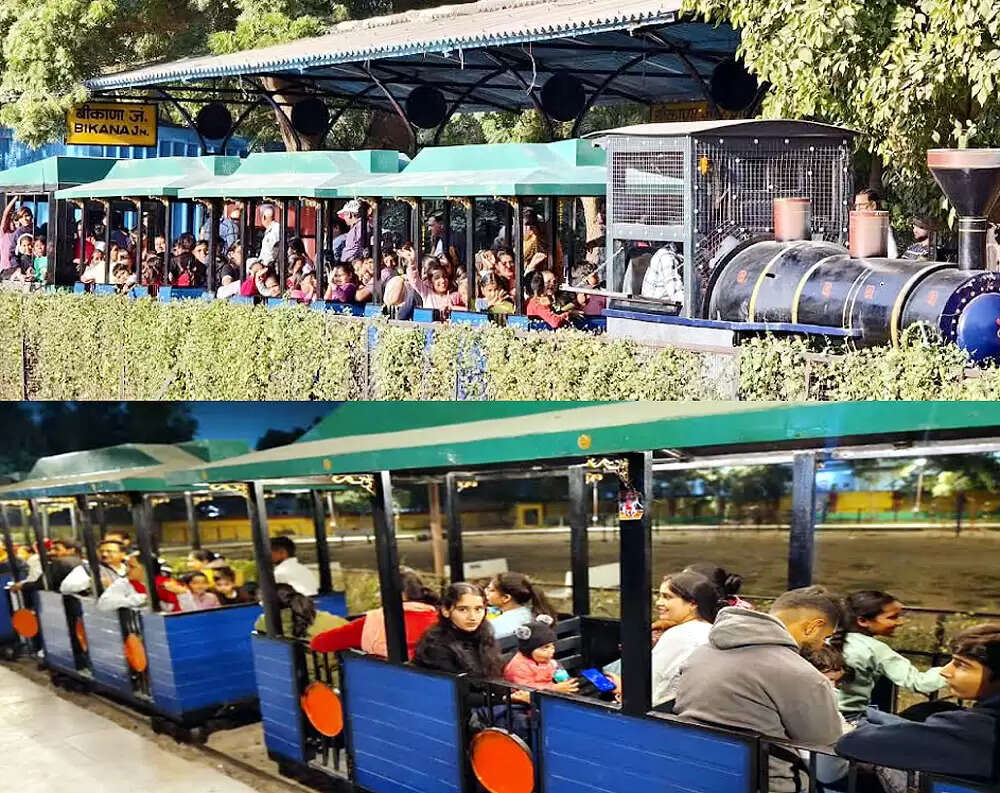 बच्चों को लुभा रही है टॉय ट्रेन की यात्रा, चार हजार से अधिक बच्चों व महिलाओं ने यात्रा